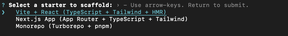 Ignix CLI vite react